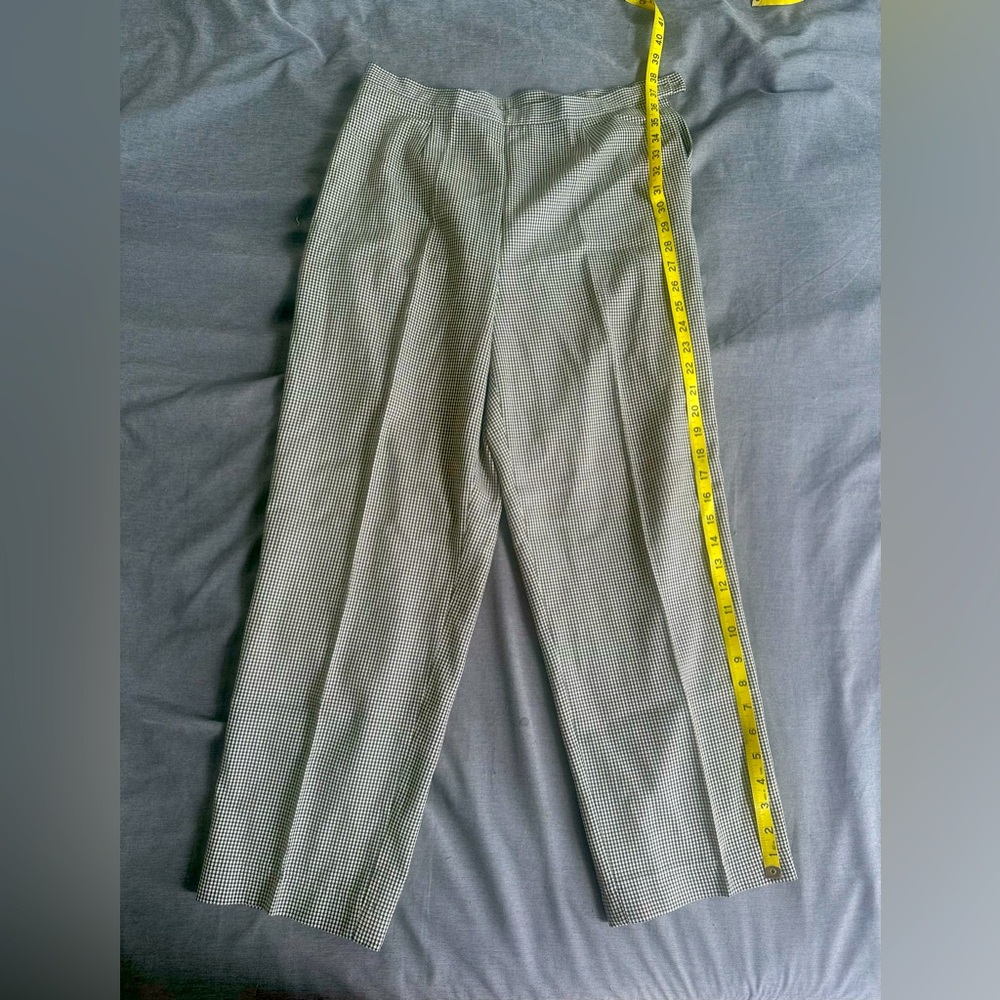 Black and Gray Checkered Pants slacks size 10